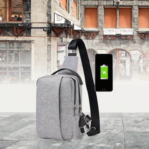 Mochila de Pecho Royaa para Hombre, Bolso Bandolera de una Sola Correa, 17 Pulgadas, Cierre Grande, Impermeable, para Uso Diario al Aire Libre, Deportiva, de Viaje, de Poliéster - Product Image 3