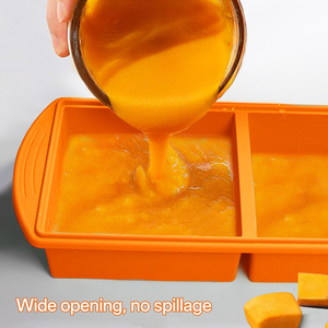 Plusieurs tailles, design robuste, réutilisable, conteneurs de stockage réfrigérés, moule à glaçons en silicone alimentaire, cub - Product Image 3