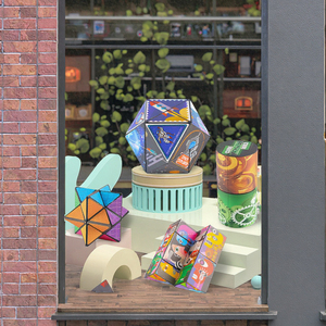 Giáo dục Hot Bán cầm tay thần tài đồ chơi Magnetic Magic Infinity <span class=keywords><strong>Cube</strong></span> Mini 3D lắp ráp câu đố cho các lứa tuổi 8-13 thư giãn - Product Image 2