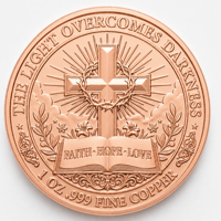Pièce de monnaie chrétienne Jésus en cuivre fin 999 de 1 oz, relief 3D, couleur UV, effet proof, cadeau pour les croyants, artisanat métallique