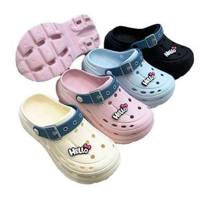 ग्रीष्मकालीन महिला एवा प्लेटफॉर्म आउटडोर मोटी-सोल्ड आर्क समर्थन क्लोग्स समुद्र तट जूते की ऊंचाई बढ़ाने वाले छेद कस्टम थोक लड़की क्लोन - Product Image 1