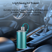 Haute Concentration 8000ppb Portable Hydrogène Bouteille D'eau Nouvelle Technologie USB Alimenté Haute Qualité Application De Voiture De Sport