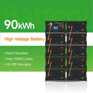 Módulo de Batería de Litio Solar de Alto Voltaje KEVOLT, 70kWh, 80kWh, 90kWh, 100kWh, Sistema de Almacenamiento de Energía para la Industria y el Comercio - Product Image 1