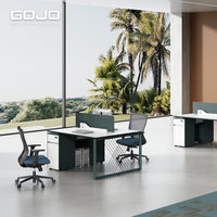 Bureau de travail ergonomique moderne en MDF Stockage durable et verrouillable pour la maison ou les espaces de travail partagés