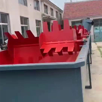 Machine de lavage à chaud automatique pour déchets plastiques PP PE HDPE LDPE, cuve de lavage flottante pour ligne de recyclage plastique