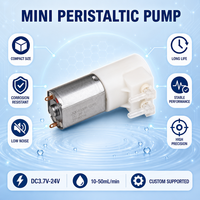 Pompe péristaltique 12V compacte, résistante à la corrosion, anti-circuit sec, pour lave-sol et mini-lave-linge – Meilleures ventes