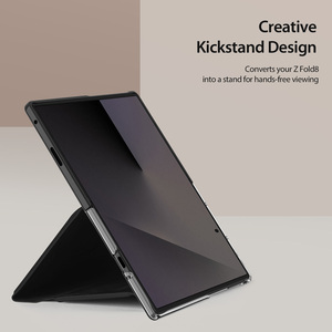เคสโทรศัพท์แบบพับได้สำหรับ Z Fold 8 พร้อมช่องใส่บัตรในตัวและขาตั้งแบบพับได้ - Product Image 5