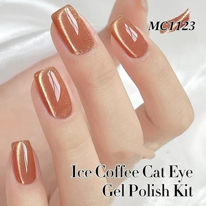 Cat Eye <b>Gel</b> Polish Set Shimmer Glitter with Magnet Holographic Reflective Magnetic UV Nail Art <b>Kit</b> - Product Image 2