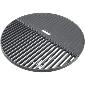 Extra Large Outdoor Kamado Half Moon Cooking Grate Stove Grills Cast Iron