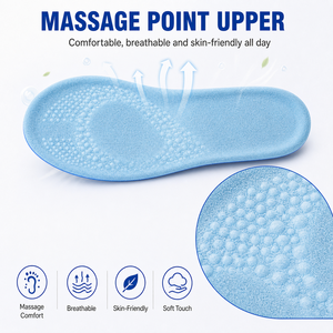 Semelles orthopédiques de course à pied en gel TPE élastique amorti pour le sport et la rééducation, avec soutien de la voûte plantaire, pour OEM - Product Image 5