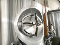 Cuve de fermentation de bière à fond conique en acier inoxydable 15BBL, certifiée CE, réservoir sous pression pour brasserie