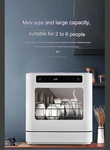 Lavavajillas Inteligente Mini de Sobremesa a Precio Económico, Totalmente Automático, con Función de Secado y Desinfección con Tabletas, Diseño Ultracompacto - Product Image 4