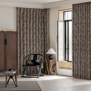 <span class=keywords><strong>Tende</strong></span> Oscuranti di Lusso a Doppio Strato con Ricamo Elettrico in Rilievo, Riutilizzabili <span class=keywords><strong>per</strong></span> <span class=keywords><strong>Camere</strong></span> <span class=keywords><strong>da</strong></span> <span class=keywords><strong>Letto</strong></span> di Prestigio - Product Image 4