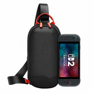 Borsa a Tracolla per Console Nintendo <span class=keywords><strong>Switch</strong></span> con Tasche per Schede di Gioco, Resistente con Cerniera, per Viaggi, Sport e Attività all'Aperto - Product Image 1