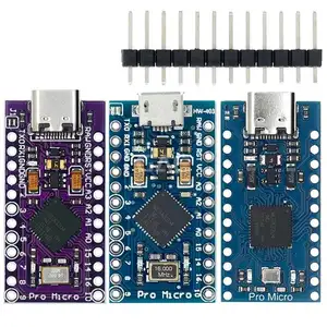 Pro ATmega32U4 5V 16MHz Reemplazo ATmega328 para ATMega 32U4 Pro Mini con cabezal de PIN de 2 filas