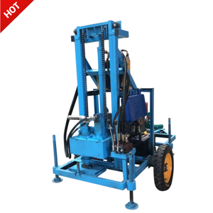 Perforadora De Agua móvil De 100m, Mini pozo De agua artesiano, pequeño Motor, plataforma De perforación pesada - Product Image 1