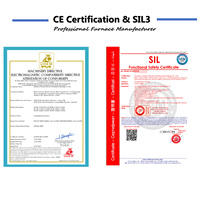 Horno de grafitización de alta temperatura programable por PLC con protección de gas inerte de alto vacío para tratamiento térmico de material de ánodo de SiC