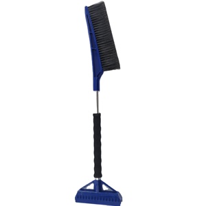 Grattoirs à glace pour <span class=keywords><strong>pare</strong></span>-<span class=keywords><strong>brise</strong></span> de voiture et brosse à neige extensible avec poignée en mousse et rotation à 360° °   Tête de brosse pivotante pour voiture, camion et SUV - Product Image 1
