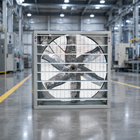 Ventilateur d'extraction électrique galvanisé à fort débit pour serres agricoles, système de refroidissement à grand volume d'air, OEM