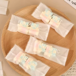 New Mango Milk Cake <b>Packaging</b> <b>Bags</b>, Machine-Sealed Biscuit Snowflake Crisp, Nougat Candy, Transparent Baking <b>Bags</b> - Product Image 2