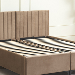 Custom Hotel Furniture <b>Bed</b> Frame Queen King Full Size Soft Upholstered <b>Bed</b> Storage <b>Bed</b> Double <b>Bed</b> for Bedroom - Product Image 3