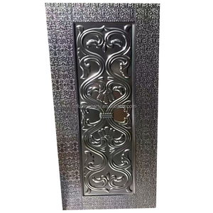 Diseño de hoja de puerta de acero Puerta de <span class=keywords><strong>chapa</strong></span> Puerta de <span class=keywords><strong>imprimación</strong></span> laminada de acero Interior de piel - Product Image 1