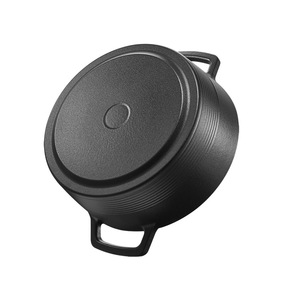 Olla de Hierro Fundido Esmaltado de Doble Asa, 22 cm, Apta para Horno, para Guisos - Product Image 3