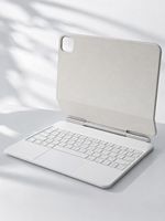 Nouveau clavier magnétique sans fil en plastique pour tablette avec prise en charge multi-appareils, design ultra-fin rechargeable pour tablettes et ordinateurs portables