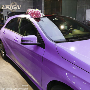 CRYSTAL GLOSS LILAC LAVENDER Car <b>Wrap</b> Vinyl <b>Roll</b> Full Car Film Weather Resistance Exterior Air <b>Bubble</b> Free - Product Image 2