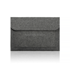 Custom Logo Multi-Function A4/A5 Envelope <b>Folder</b> Luxury Classic Felt <b>File</b> Sleeve Storage Cover with Strap/Button Document Bag - Product Image 6