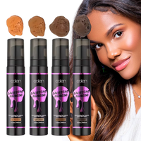 Mousse teintée naturelle Oalen Private Label pour perruques et frontaux, spray teintant pour dentelle, brun clair, brun moyen, brun foncé