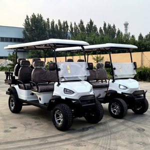 Voiturette de golf électrique 3 places (3-4 personnes) avec certification CE et structure en acier - Design rétro chinois, prix bas, autonomie 90 km - Product Image 1