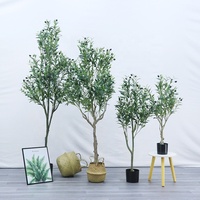 Nouvel Arrivage : Arbre d'Olivier Artificiel en Plastique – Décoration Moderne pour Intérieur et Extérieur (Appartements, Condominiens, Balcons) – Durable et Écologique