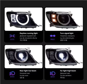 Phare avant LED pour Toyota Hilux SRV Vigo Revo 2008-2012, ensemble de phares automatiques, remplacement et mise à niveau - Product Image 6