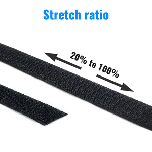 <span class=keywords><strong>Bande</strong></span> élastique extensible avec <span class=keywords><strong>velcro</strong></span> non rugueux, douce et respectueuse de la peau, adaptée aux équipements de protection médicale et au sport. - Product Image 4