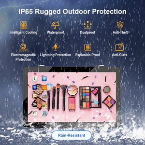 Écran d'affichage publicitaire IP65 de 55 à 65 pouces, montage mural, étanche pour l'extérieur, pour signalisation numérique commerciale, vitrine de magasin LCD - Product Image 4