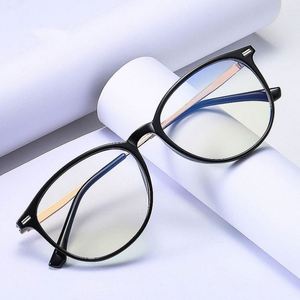 Nuevas Gafas de Sol Redondas de Aleación con Logotipo Personalizado Vintage, Gafas de Computadora con Protección Contra la Luz Azul para Hombre y Mujer - Product Image 1