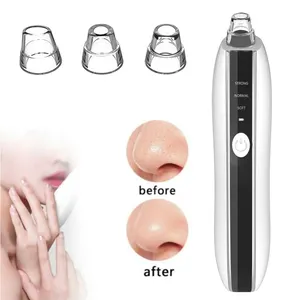 Travel Hair Removal Laser Rechargeable Painless Comedone Acne Extractor Electric Face Facial Spa Skin Pore Cleaner Sucker Suction Blackhead Vacuum Remover