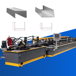 Thạch cao thạch cao vách thạch cao hồ sơ cuộn tạo thành máy ánh sáng Keel Gauge thép khung kim loại giàn và Stud Máy làm - Product Image 1