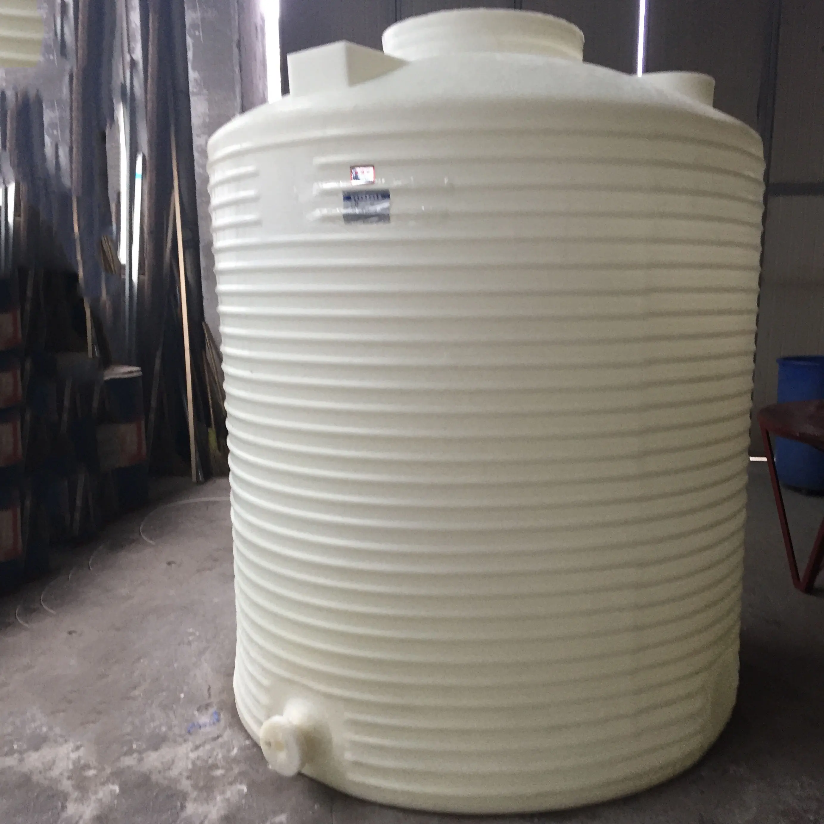 Personalize molde de plástico lldpe, circular, grande tanque de água vertical de armazenamento químico de combustível