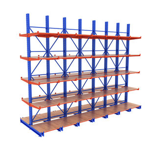 Estantería <span class=keywords><strong>Cantilever</strong></span> Industrial de Alta Resistencia de un Solo Lado para Almacén, Venta al por Mayor en China - Product Image 1