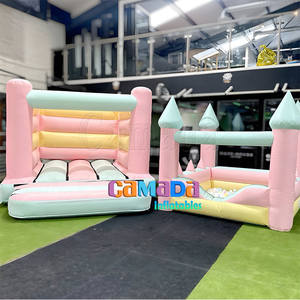 Casa de rebote inflable pastel personalizable Castillo de salto de PVC portátil para niños y adultos - Product Image 5