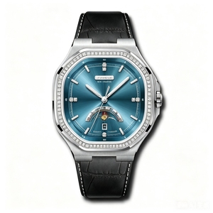Montres mécaniques analogiques pour hommes OEM ODM avec logo personnalisé, luxe, Miyota 8205, boîtier carré de 41 mm, verre saphir, montre décontractée automatique - Product Image 3