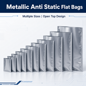 Sacs plats antistatiques personnalisés pour composants électroniques de circuits imprimés, câbles, vente en gros, protection <span class=keywords><strong>S50A</strong></span> OEM - Product Image 2