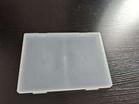 Boîte rectangulaire transparente en plastique recyclable sur mesure pour accessoires capillaires, petite et portable, en PP, vente en gros