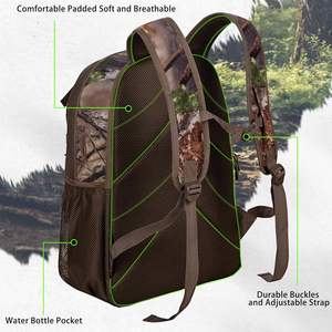 Sac à dos de chasse camouflage imperméable avec boussole pour activités de plein air, cadre interne, sac à dos de randonnée et de chasse, échantillon gratuit - Product Image 3