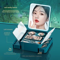 YOULIYOULA Coffret de Maquillage Complet 12 Pièces avec Boîte de Maquillage Style Chinois en provenance du Guangdong