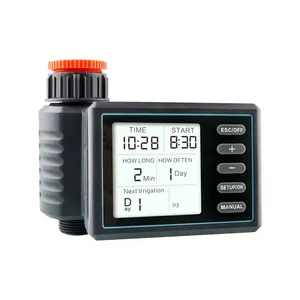 FUJIN IRRIGATION Garden Water Timer LCD Display Automatic Electronic Watering Timer Plug-play Irrigation Controller FJKM004C-2