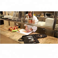 Sac de transport bandoulière pour couteaux de chef, étui portable à fermeture éclair, sac organisateur étanche pour outils de cuisine, logo personnalisé, vente en gros