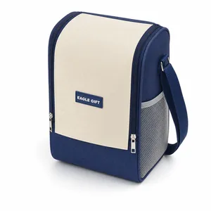 Sac isotherme portable à bandoulière, personnalisable, durable, en tissu Oxford, imperméable, étanche, grande capacité, pour pique-nique en plein air, usage quotidien, bureau - Product Image 5